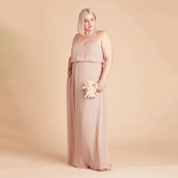 bridesmaid dresses no slit Tie Shoulder Champagne Slit Midi Bridesmaid Dress – FancyVestido